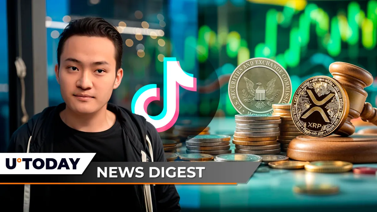XRP Hits Multi-Year High Following Major SEC News, Tron Founder Justin Sun Says He Could Offer to Buy TikTok, 2,816,572,700,000 SHIB Stun Binance in 24 Hours: Crypto News Digest by InkByte