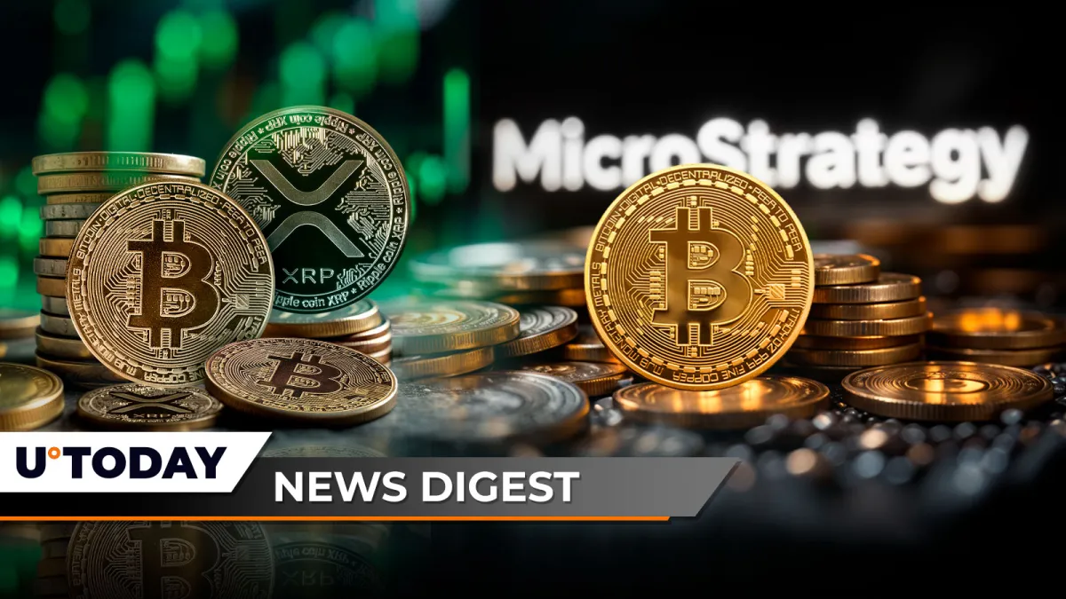 XRP on Verge of Ultra Rare Golden Cross Versus Bitcoin, MicroStrategy Buys $1.1 Billion Worth of Bitcoin, Gary Gensler Loses Government Checkmark: Crypto News Digest by InkByte