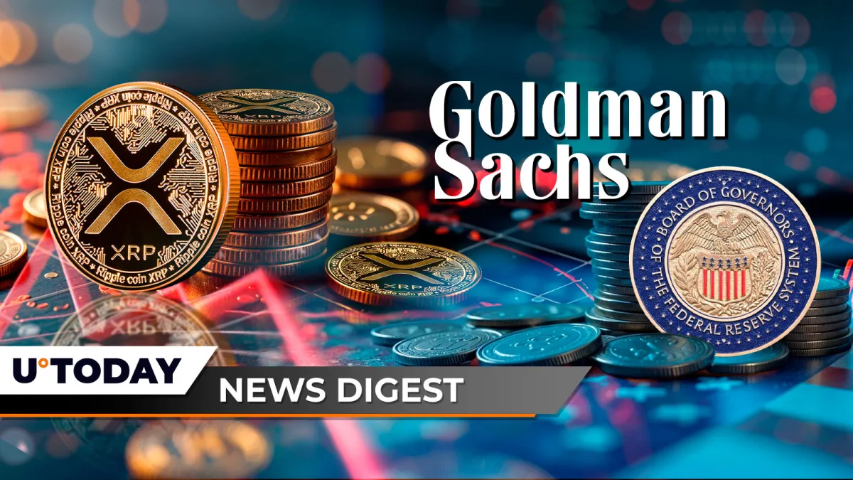 XRP Might Drop Below $2, Goldman Sachs Makes Key Fed Prediction, Ripple's RLUSD Flips Major Stablecoins in This Key Metric: Crypto News Digest by InkByte