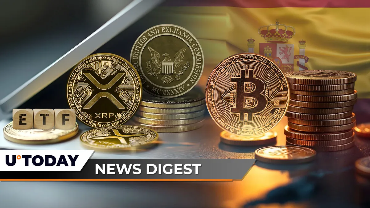 XRP ETF From $1.4 Trillion Giant Faces SEC Delay, Major Spanish Bank Endorses Bitcoin, Coinbase Unveils New Listing for Ethereum-Based Crypto Assets: Crypto News Digest by InkByte