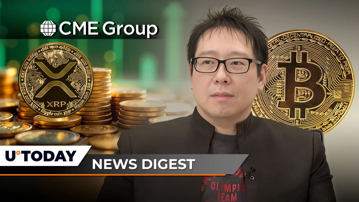 CME Group's XRP Futures Hit $542 Million in Monthly Volume, Samson Mow Predicts Omega Candle With $100,000 Surge in One Day: Crypto News Digest by InkByte