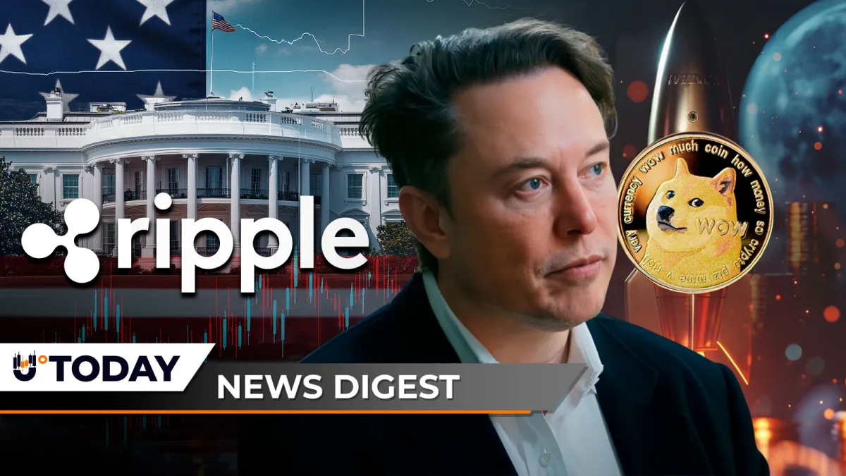 InkByte Crypto Digest: Ripple Invited to White House, Elon Musk Promises ‘Dogecoin to the Moon’, Cardano Enters Wall Street with 3 New ETFs 