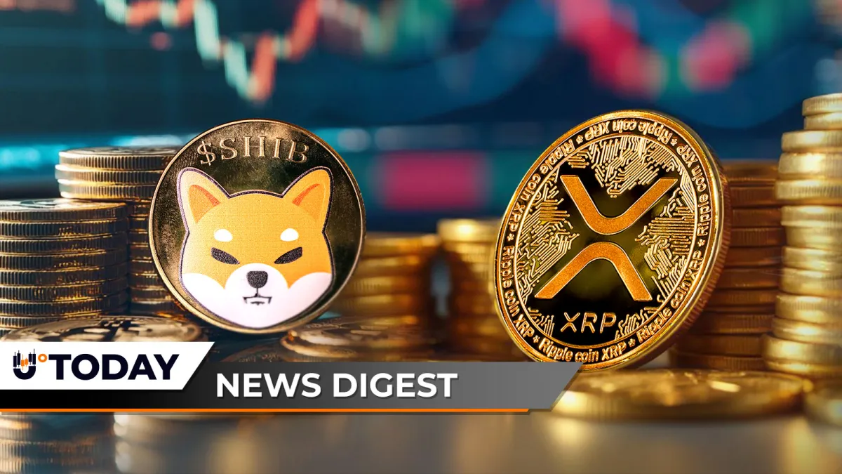 InkByte Crypto Digest: Key Shiba Inu (SHIB) Metric Says Demand Is Back, Big XRP Reveal Expected This Week, Bitcoin (BTC) Hits 7,132% Bullish Liquidation Imbalance