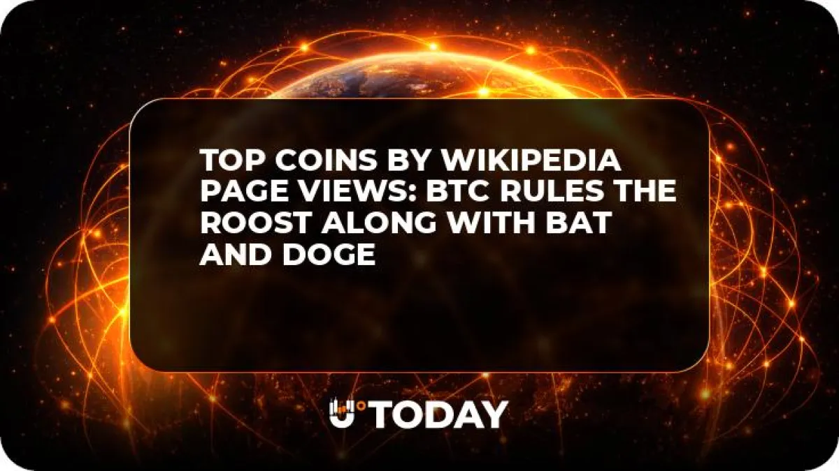 Top Coins by Wikipedia Page Views: BTC Rules the Roost Along with BAT and DOGE