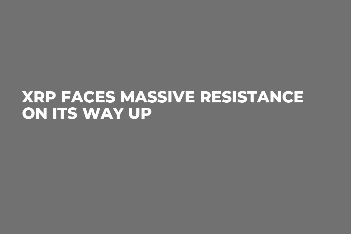 XRP Faces Massive Resistance on Its Way Up