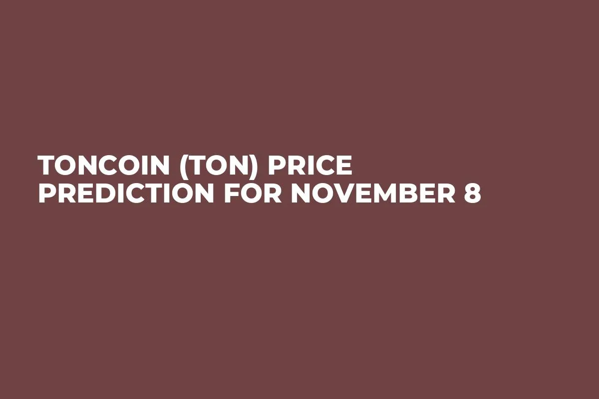 Toncoin (TON) Price Prediction for November 8