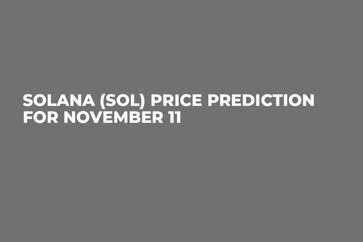 Solana (SOL) Price Prediction for November 11
