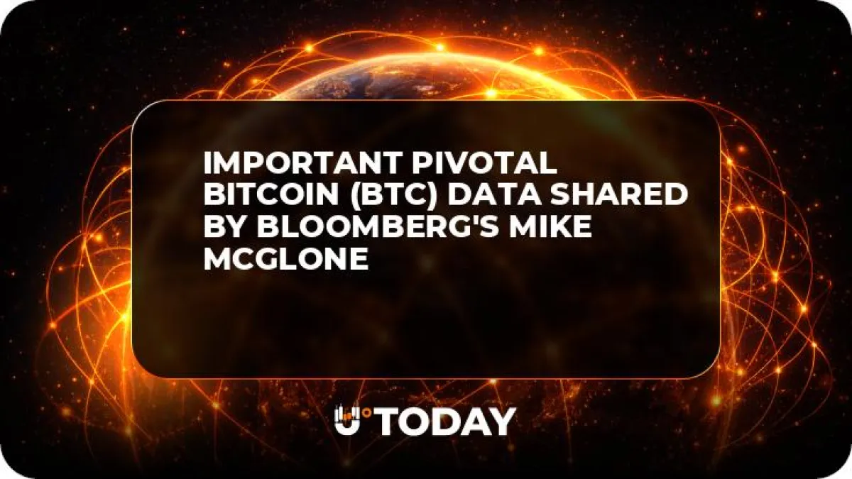 Important Pivotal Bitcoin (BTC) Data Shared by Bloomberg's Mike McGlone