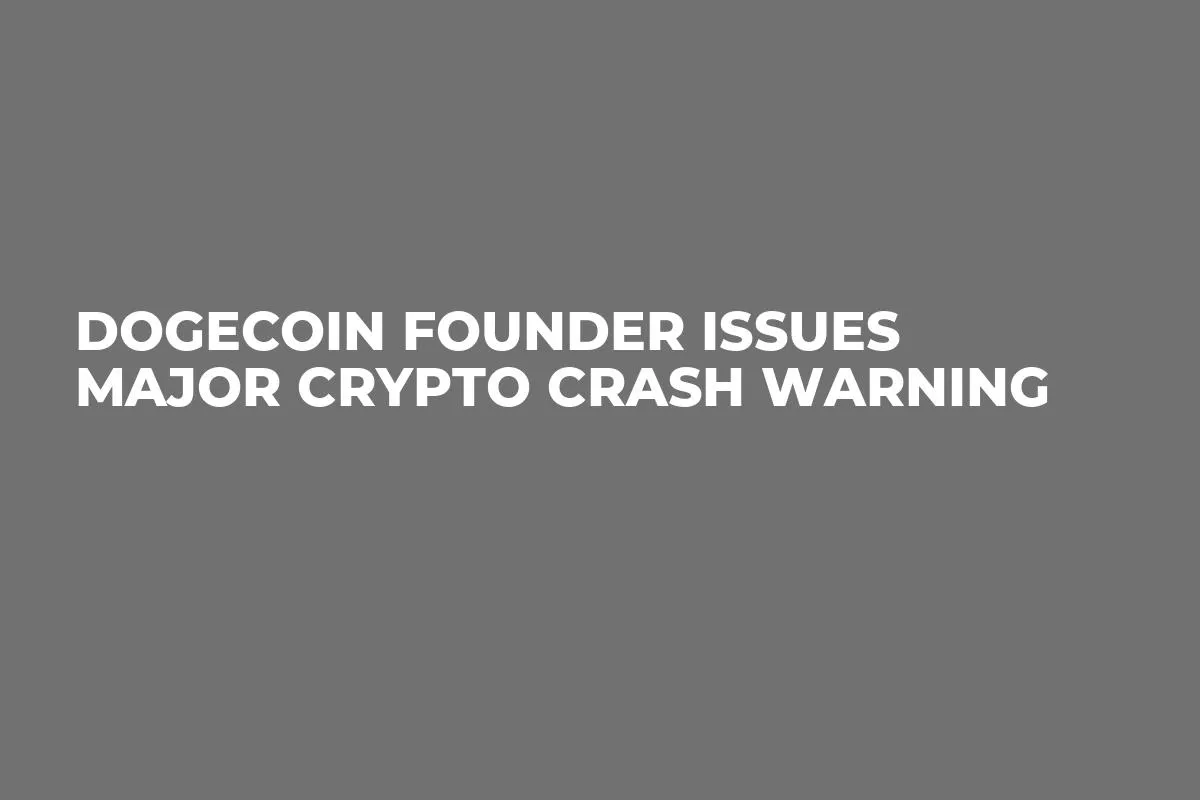 Dogecoin Founder Issues Major Crypto Crash Warning