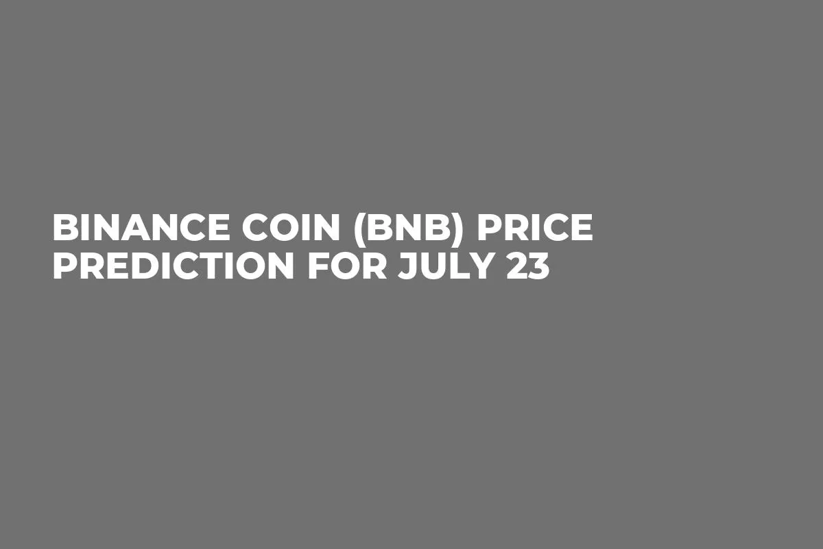 Binance Coin (BNB) Price Prediction for July 23