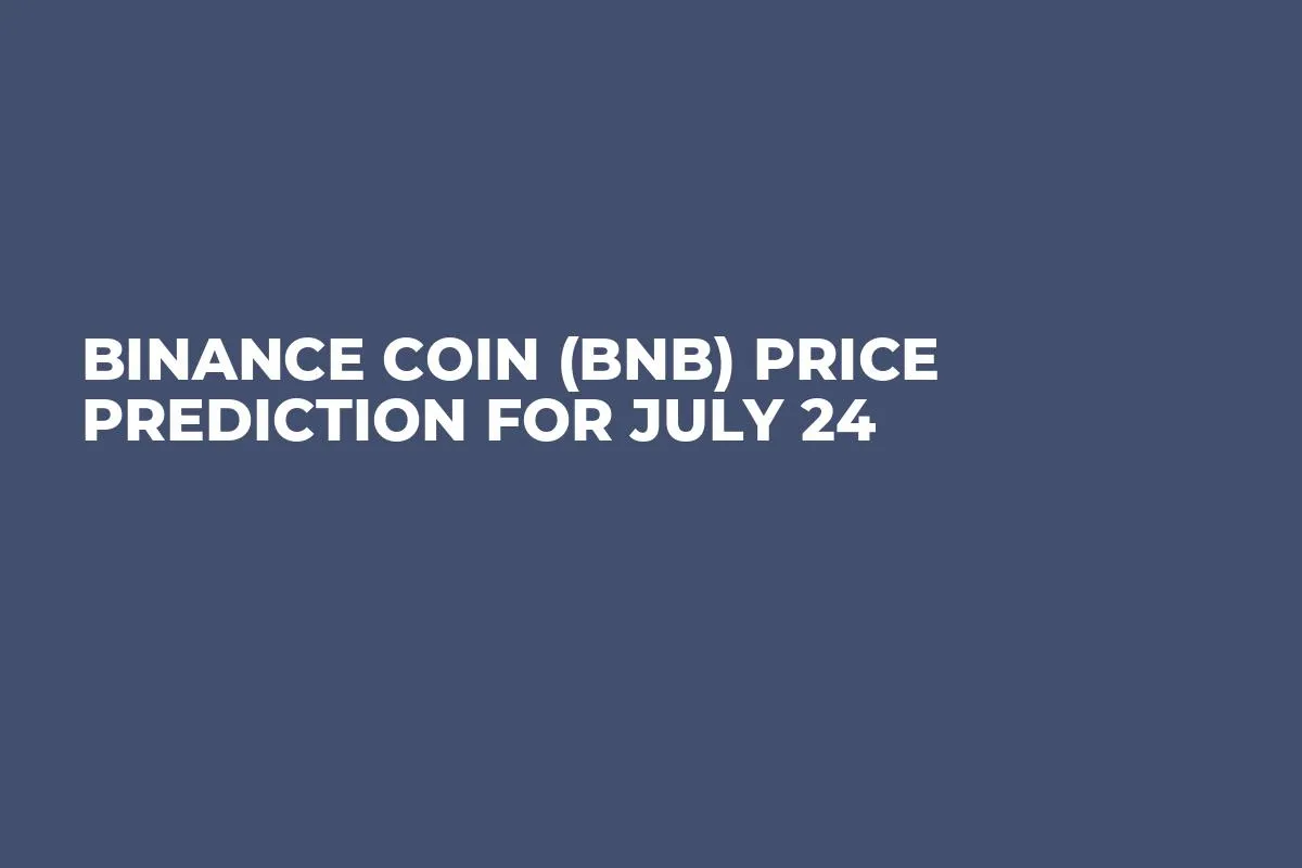 Binance Coin (BNB) Price Prediction for July 24