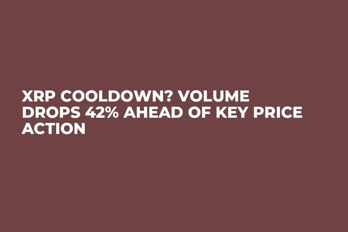XRP Cooldown? Volume Drops 42% Ahead of Key Price Action
