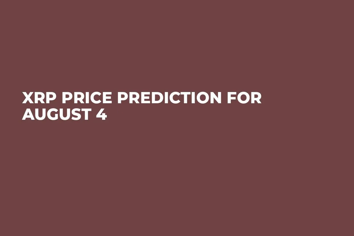 XRP Price Prediction for August 4