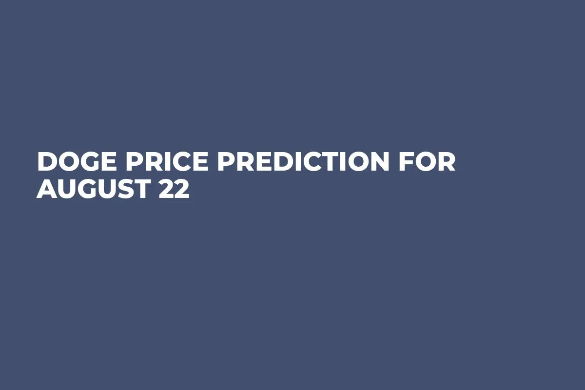 DOGE Price Prediction for August 22