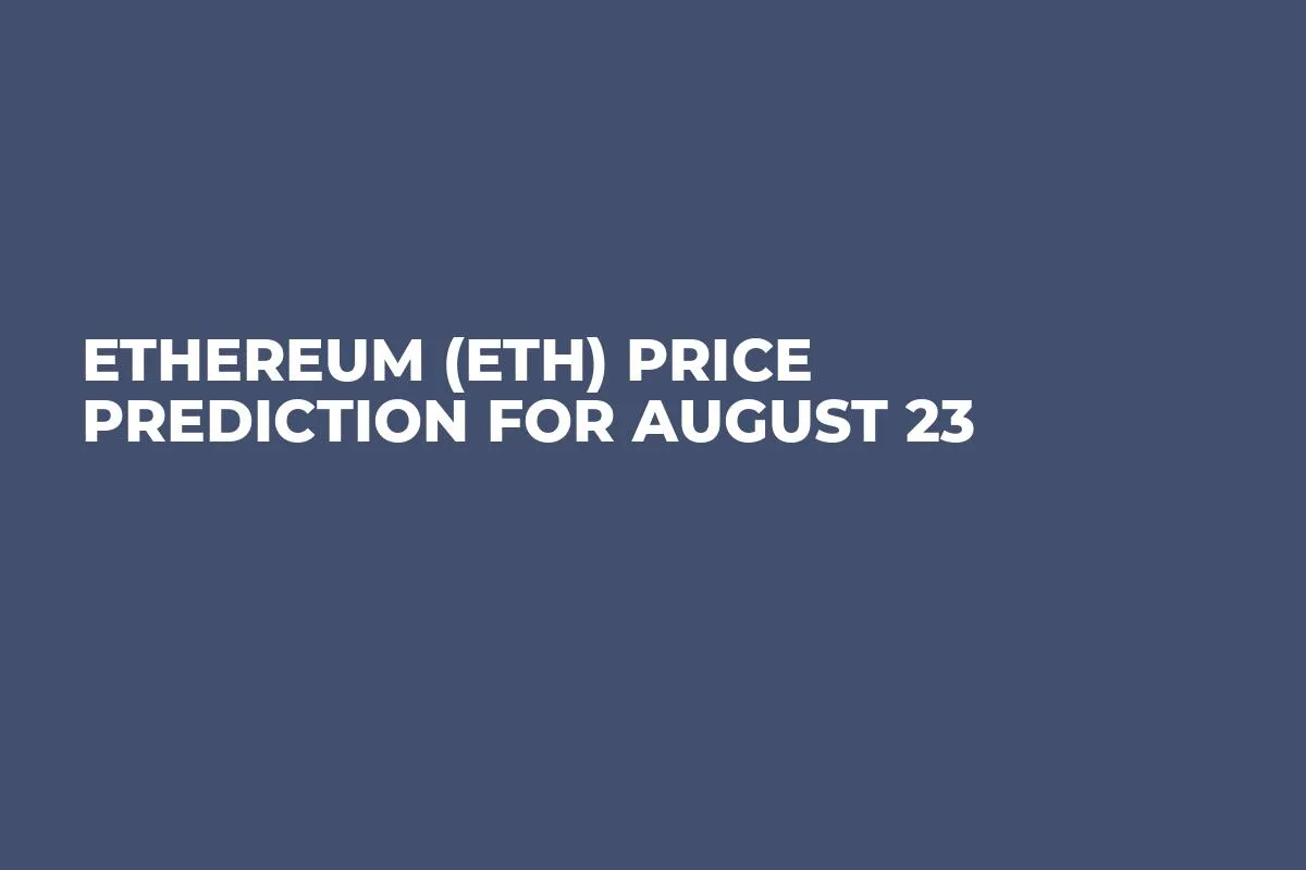 Ethereum (ETH) Price Prediction for August 23