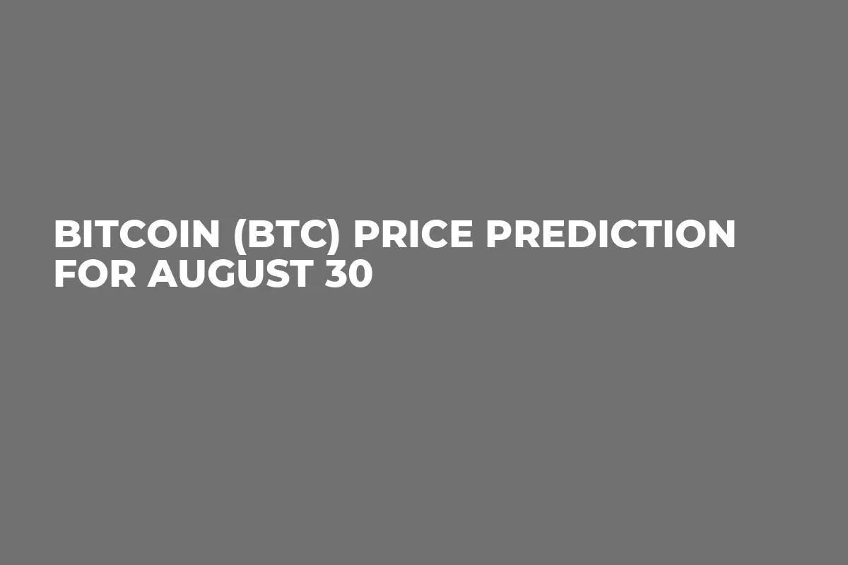 Bitcoin (BTC) Price Prediction for August 30