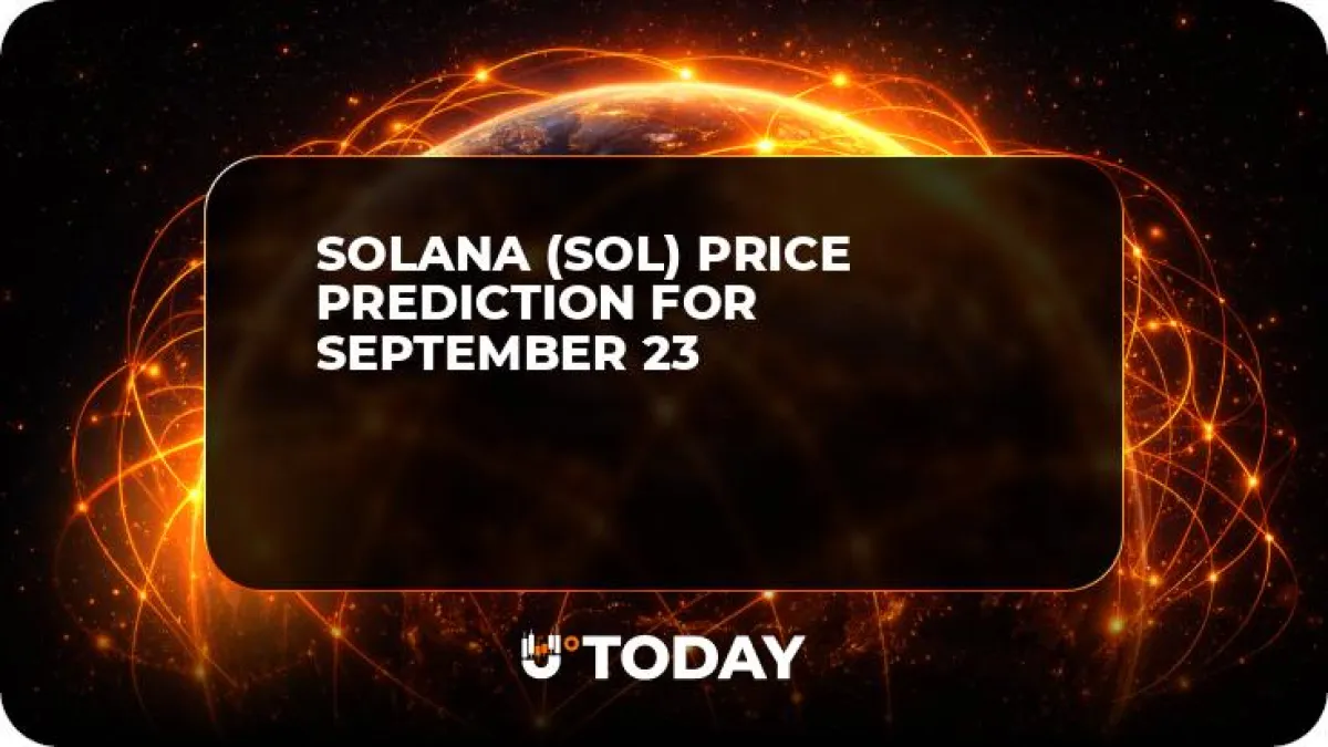 Solana (SOL) Price Prediction for September 23
