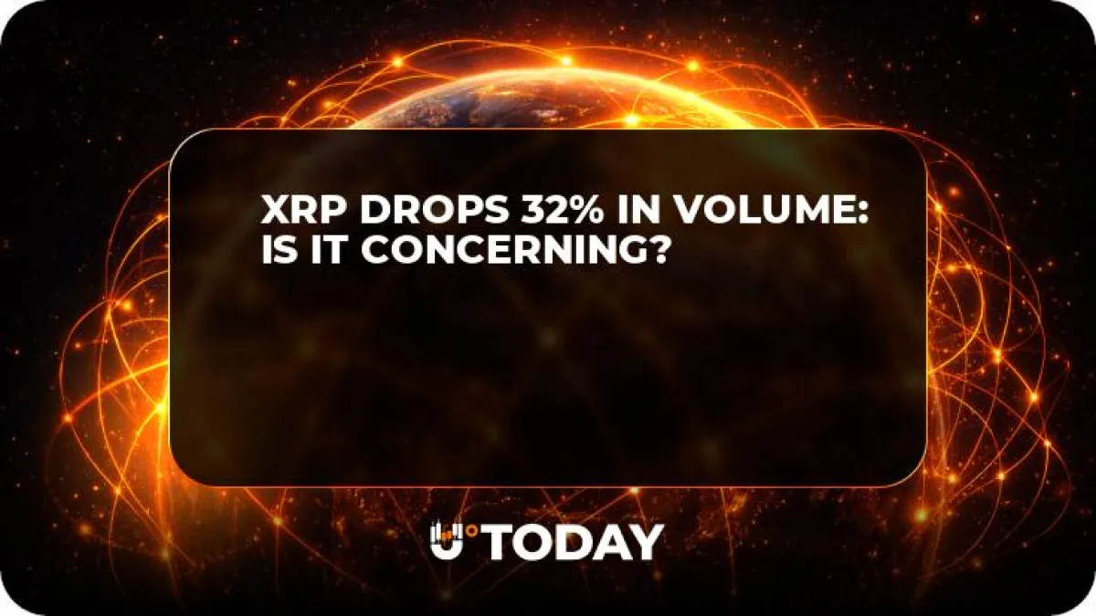 XRP Drops 32% in Volume: Is It Concerning?