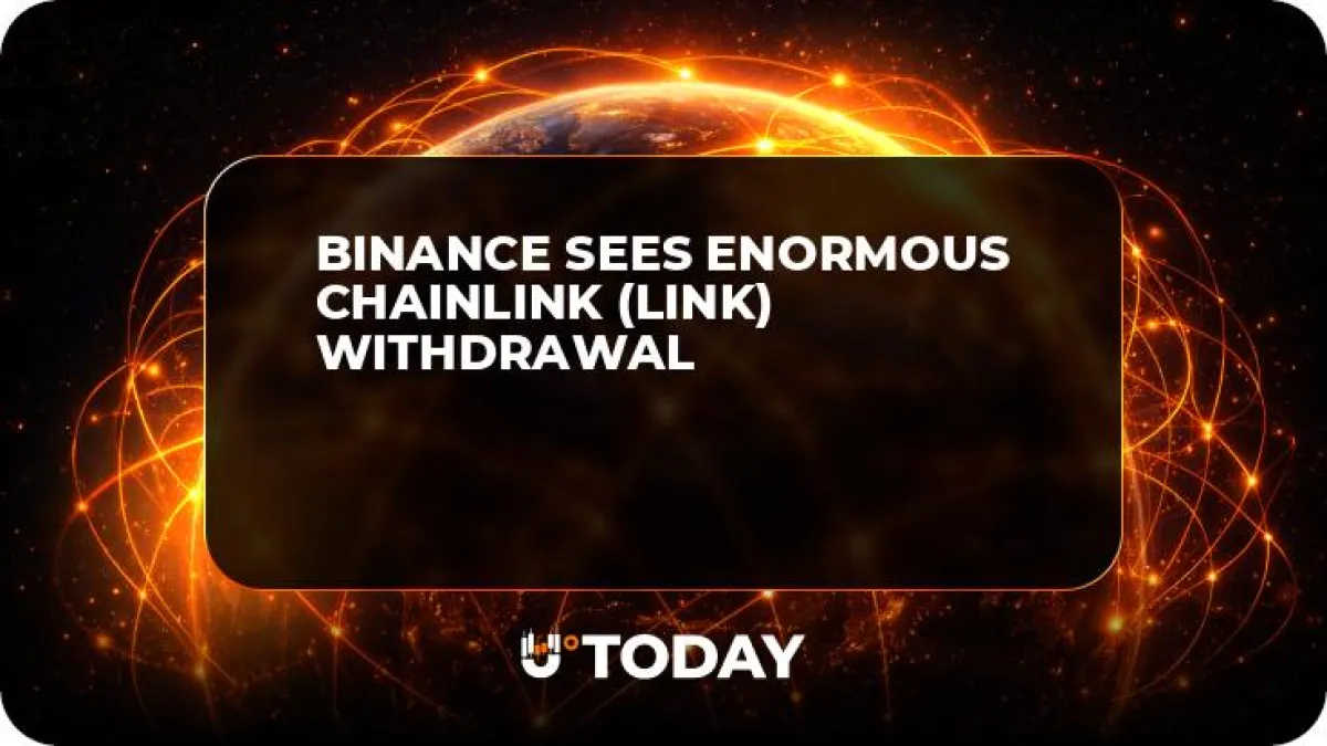 Binance Sees Enormous Chainlink (LINK) Withdrawal