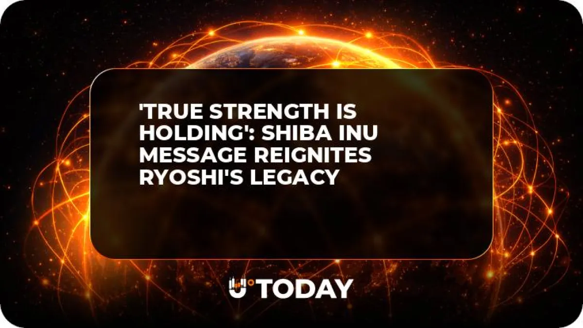 'True Strength Is Holding': Shiba Inu Message Reignites Ryoshi's Legacy
