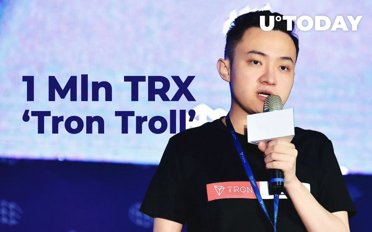 Justin Sun to Pay 1 Mln TRX to Major Bitcoiner ‘Tron Troll’, Ethereum Allegedly Does the Same