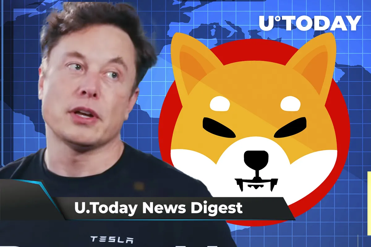 Elon Musk to Become 1st DOGE Trillionaire, SHIB Hits New ATH, Surpasses Ether by Trading Volume: Crypto News Digest by InkByte