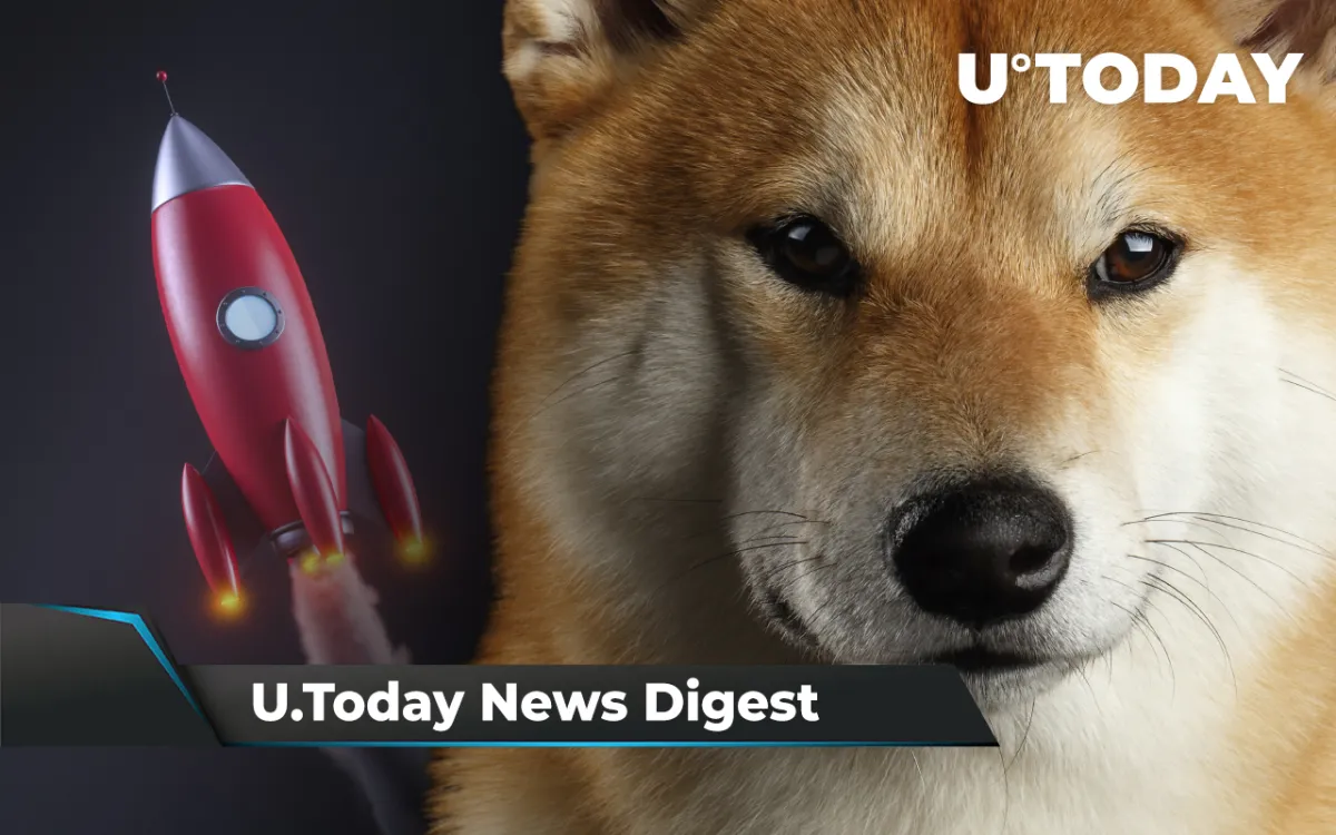 SHIB Soars 30%, Reaching 1 Million Holders, Dogecoin Shorts Hit ATH, 60 Million XRP Moved Between Exchanges: Crypto News Digest by InkByte