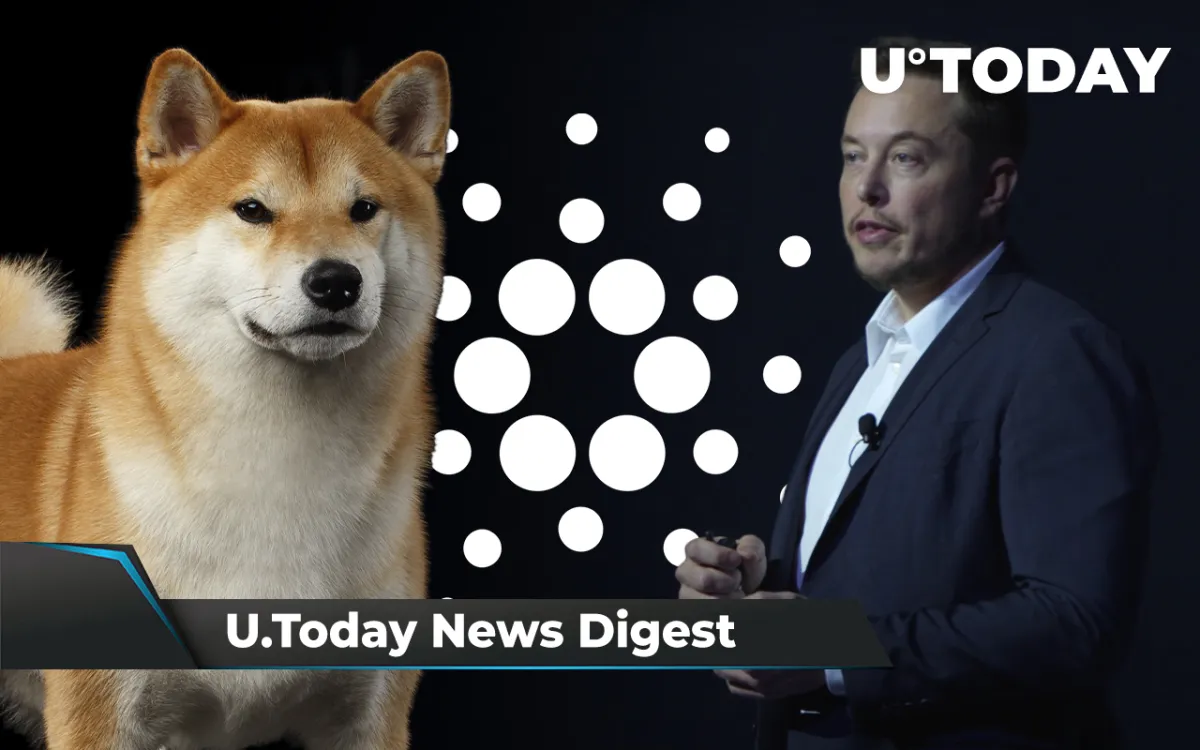 SHIB Net Flow Spikes 850%, Elon Musk Hints at Starlink Accepting DOGE, Cardano's SundaeSwap Sets New Milestone: Crypto News Digest by InkByte