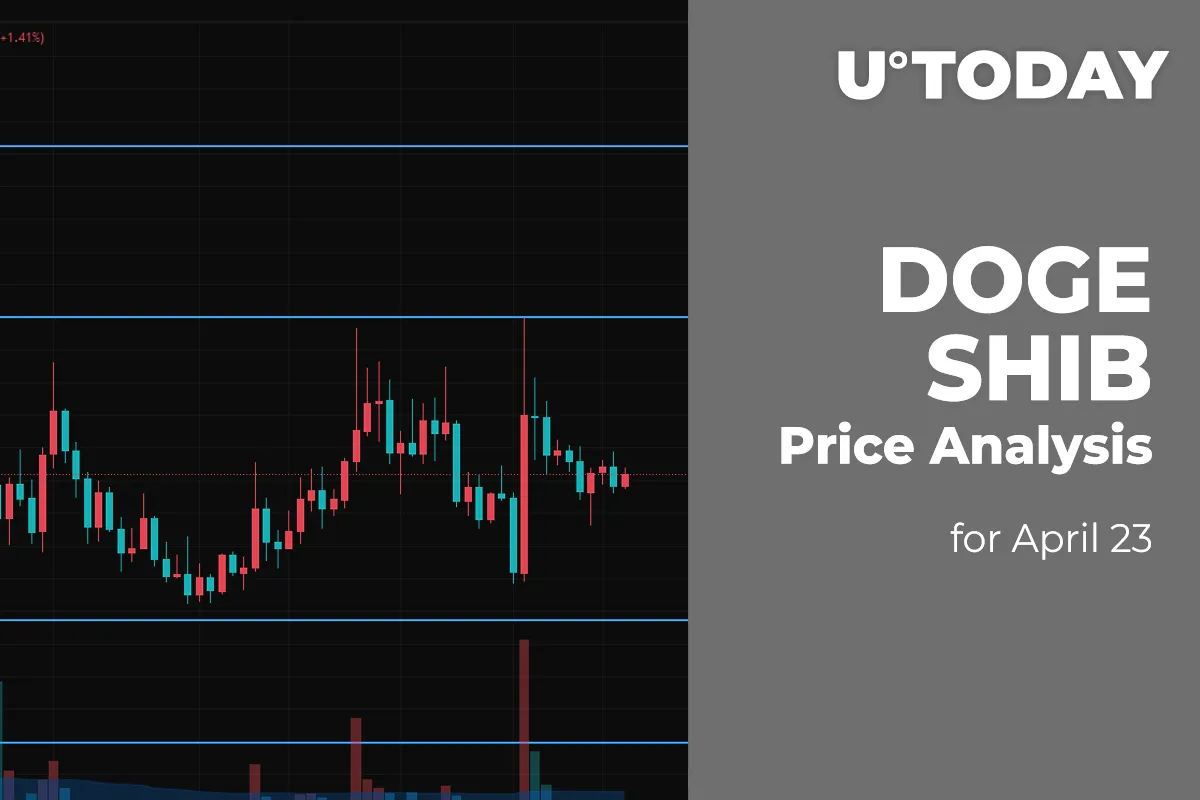 DOGE and SHIB Price Analysis for April 23