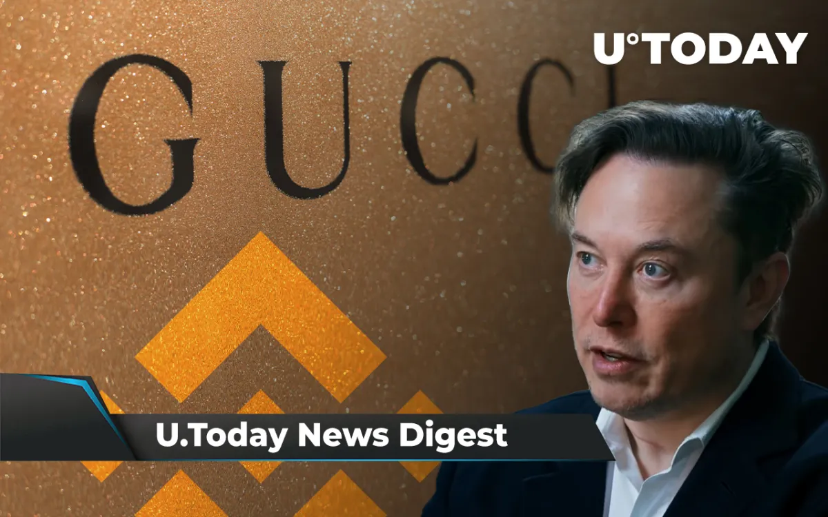 Gucci Accepts SHIB and DOGE, $27,200 Is Next Support for BTC, Elon Musk Got $500 Million from Binance to Buy Twitter: Crypto News Digest by InkByte