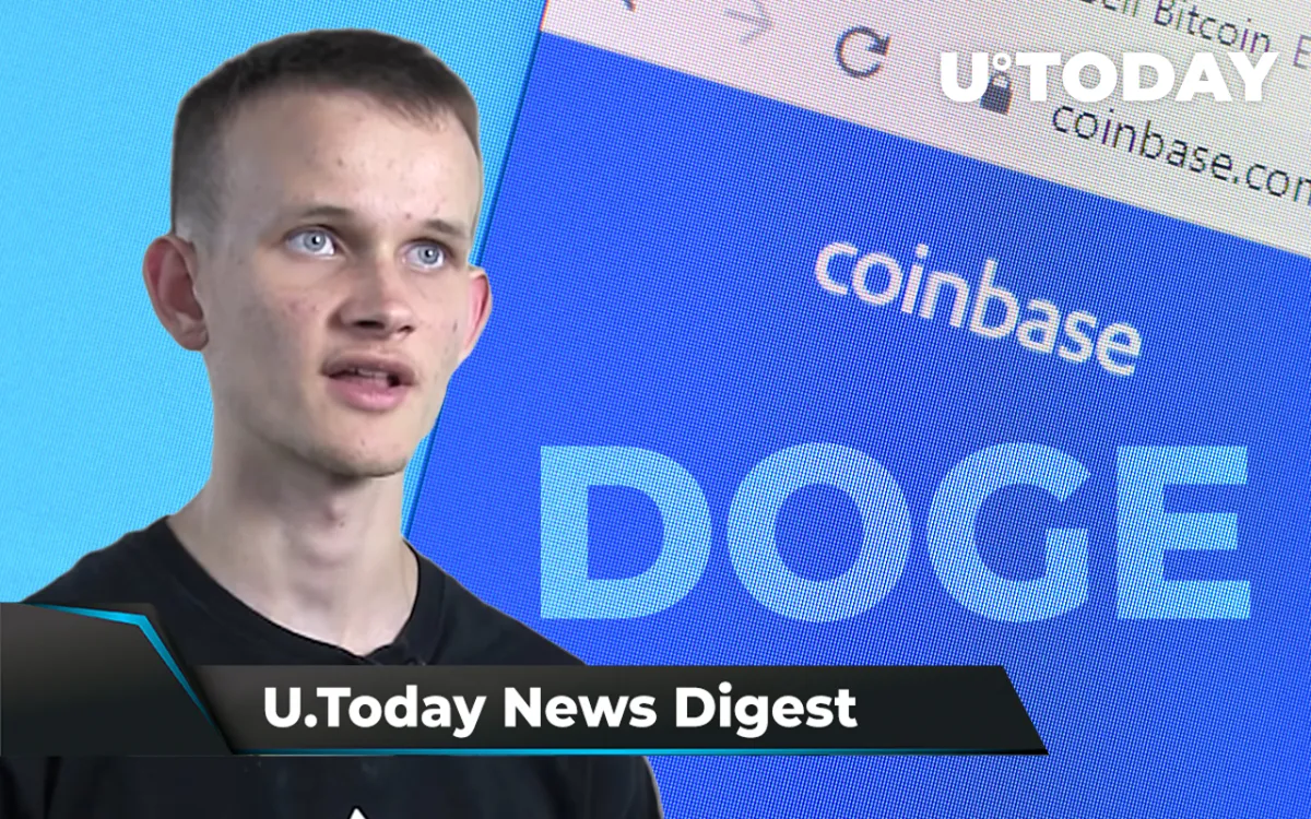 Coinbase Cloud Drops Terra, Vitalik Buterin Is Not a Billionaire Anymore, DOGE Co-Founder Makes Important Statement: Crypto News Digest by InkByte