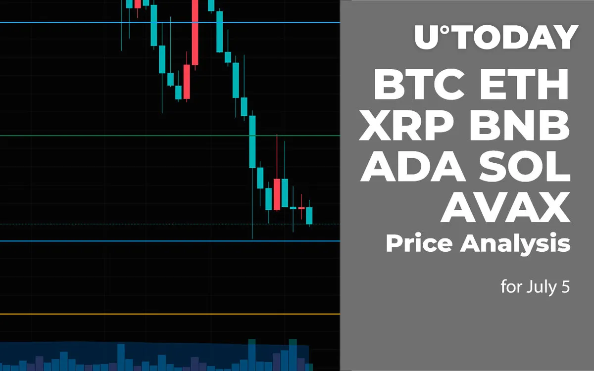BTC, ETH, XRP, BNB, ADA, SOL, and AVAX Price Analysis for July 5