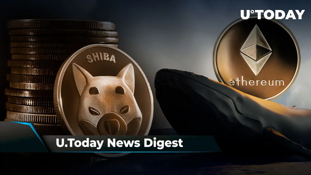 SHIB Completes H&S Pattern, Ripple Allowed to Authenticate Videos of SEC Officials, Ancient Ethereum Whale Shifts 145,000 ETH: Crypto News Digest by InkByte