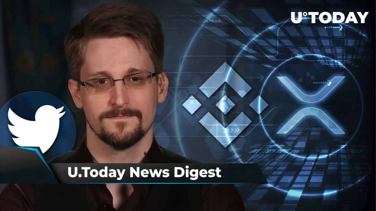 Binance to Move Millions of XRP, SHIB Burning Extremely Different Since December, Edward Snowden Wants to Be Paid in BTC as Twitter CEO: Crypto News Digest by InkByte