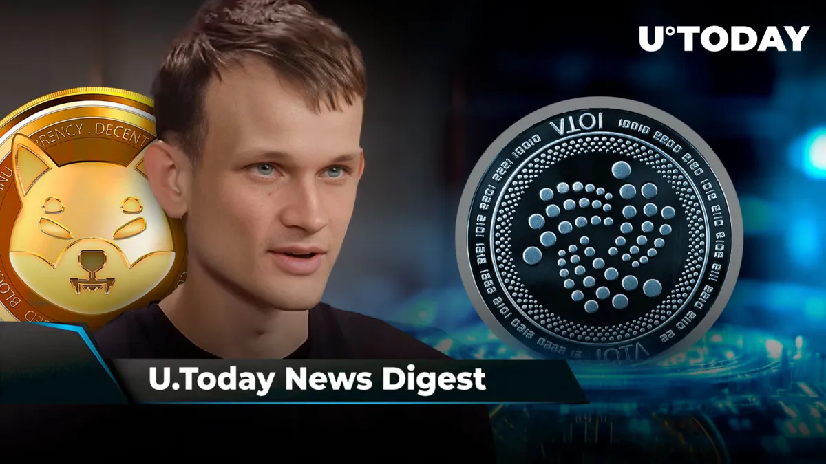 Vitalik Buterin Could Have Pushed SHIB up Over 46,000,000%, IOTA Closer to ETH Compatibility, First-Ever Cardano Static Website Kicks Off: Crypto News Digest by InkByte