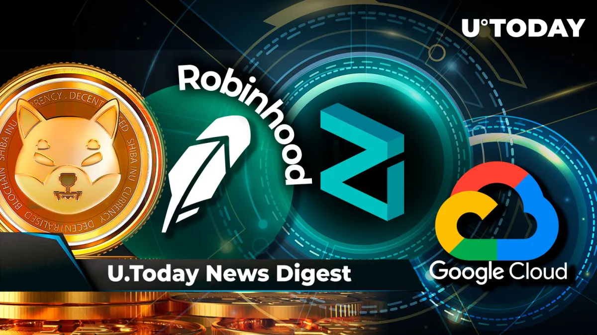 Robinhood Adds Nearly 1 Trillion SHIB in September, Zilliqa Scores Strategic Alliance with Google Cloud, SHIB Member Issues Major Warning to Community: Crypto News Digest by InkByte