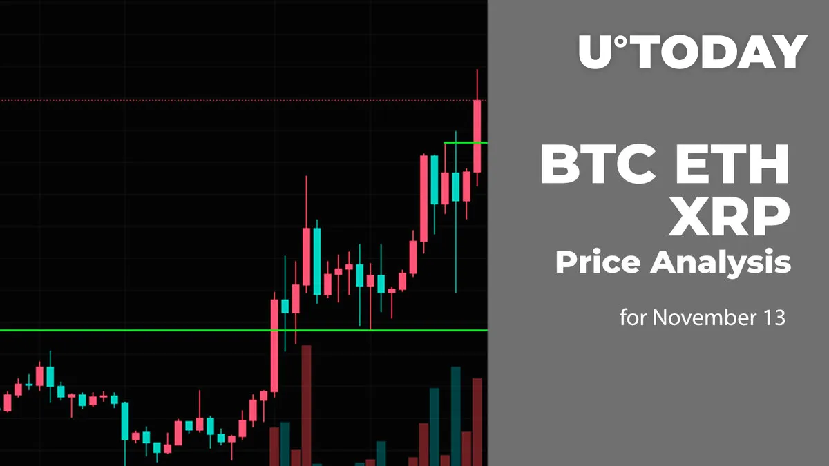 BTC, ETH and XRP Price Analysis for November 13