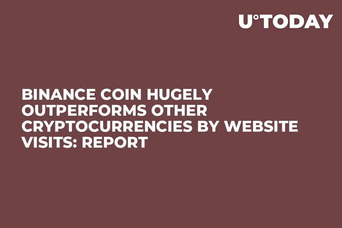 Binance Coin Hugely Outperforms Other Cryptocurrencies by Website Visits: Report 