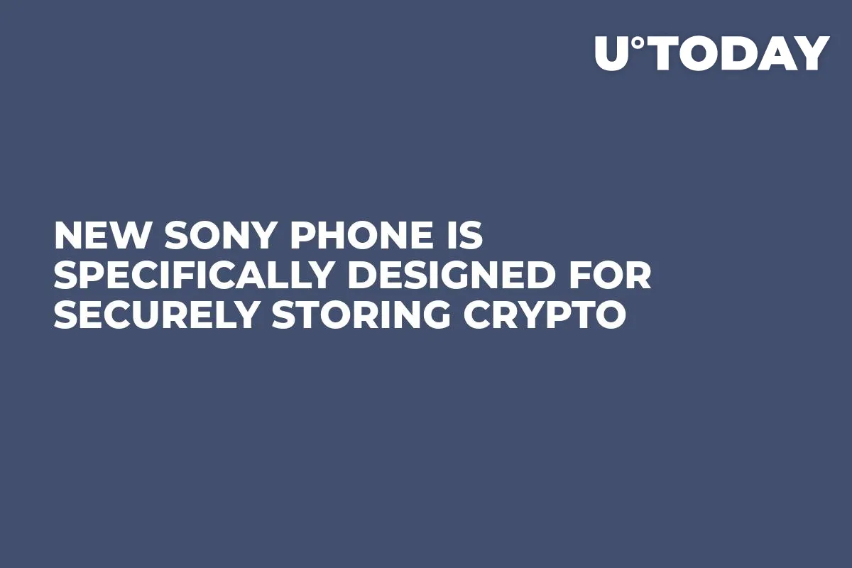 New Sony Phone Is Specifically Designed For Securely Storing Crypto
