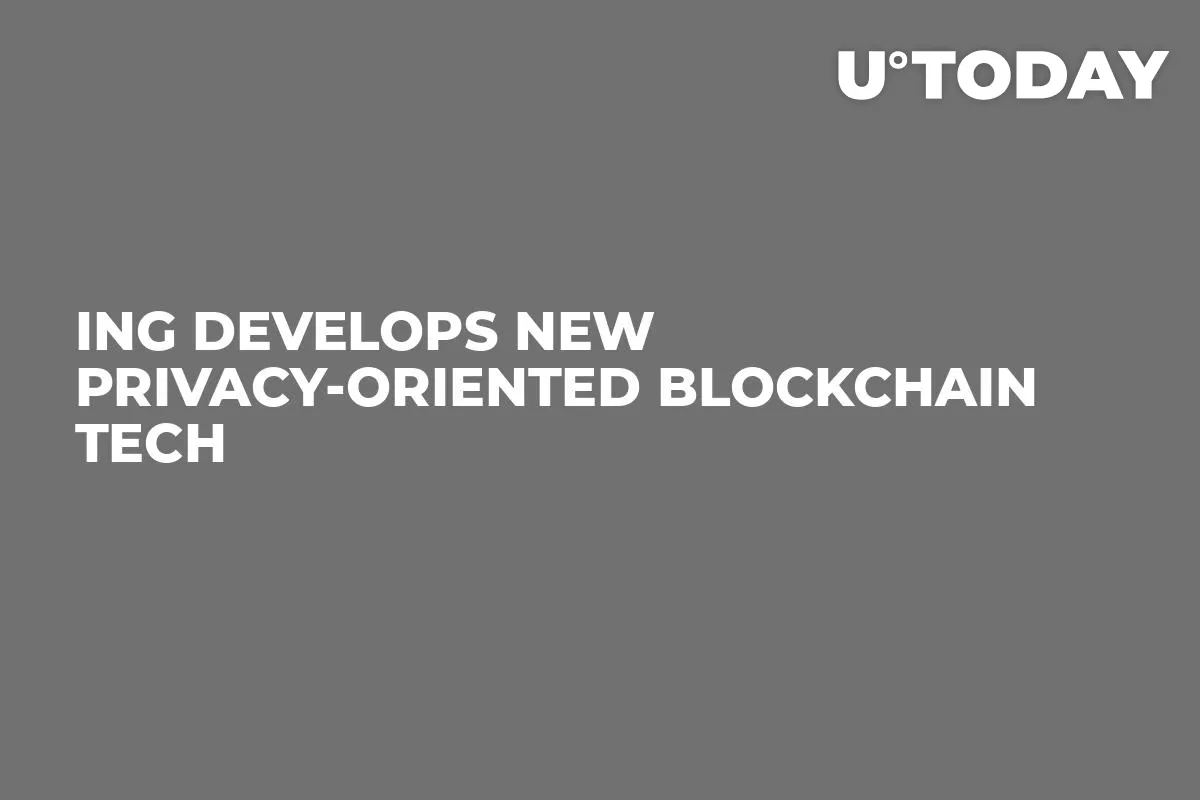 ING Develops New Privacy-Oriented Blockchain Tech