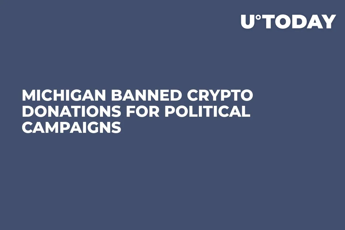 Michigan Banned Crypto Donations For Political Campaigns