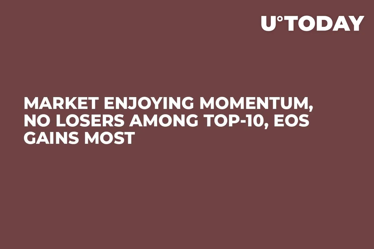 Market Enjoying Momentum, No Losers Among Top-10, EOS Gains Most