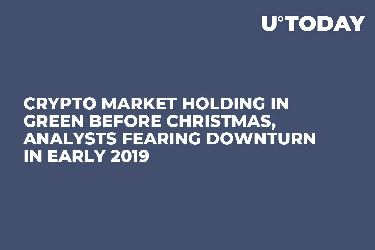 Crypto Market Holding in Green Before Christmas, Analysts Fearing Downturn in Early 2019