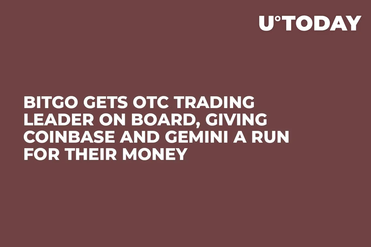 BitGo Gets OTC Trading Leader On Board, Giving Coinbase and Gemini a Run for Their Money