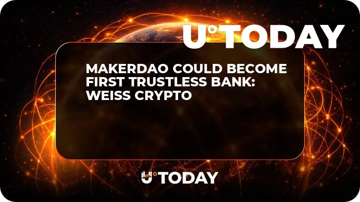 MakerDAO Could Become First Trustless Bank: Weiss Crypto