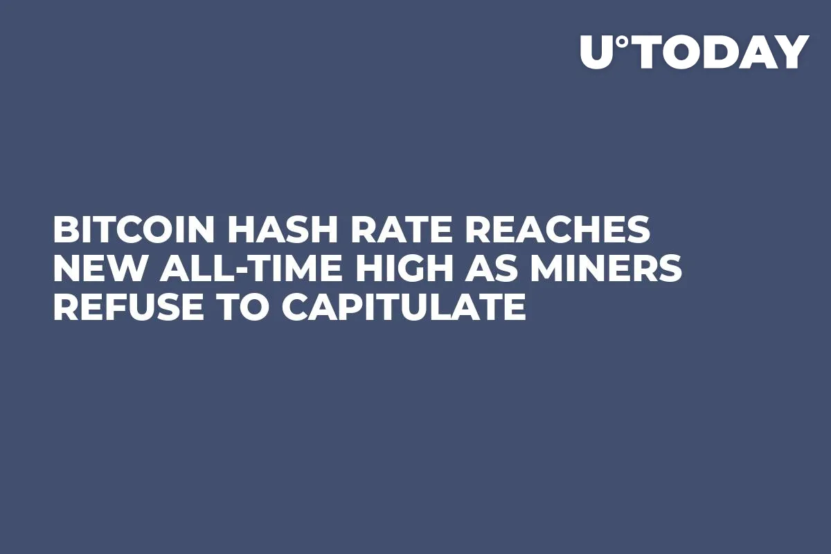 Bitcoin Hash Rate Reaches New All-Time High as Miners Refuse to Capitulate