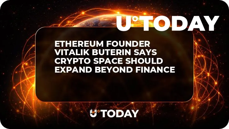 Ethereum Founder Vitalik Buterin Says Crypto Space Should Expand Beyond Finance