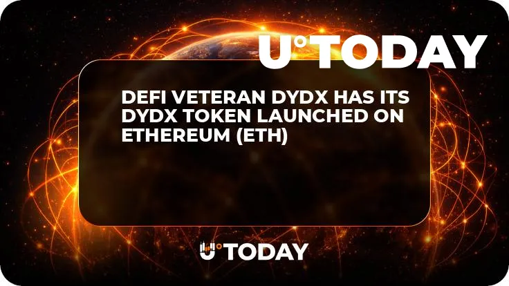 DeFi Veteran dYdX Has its DYDX Token Launched on Ethereum (ETH)