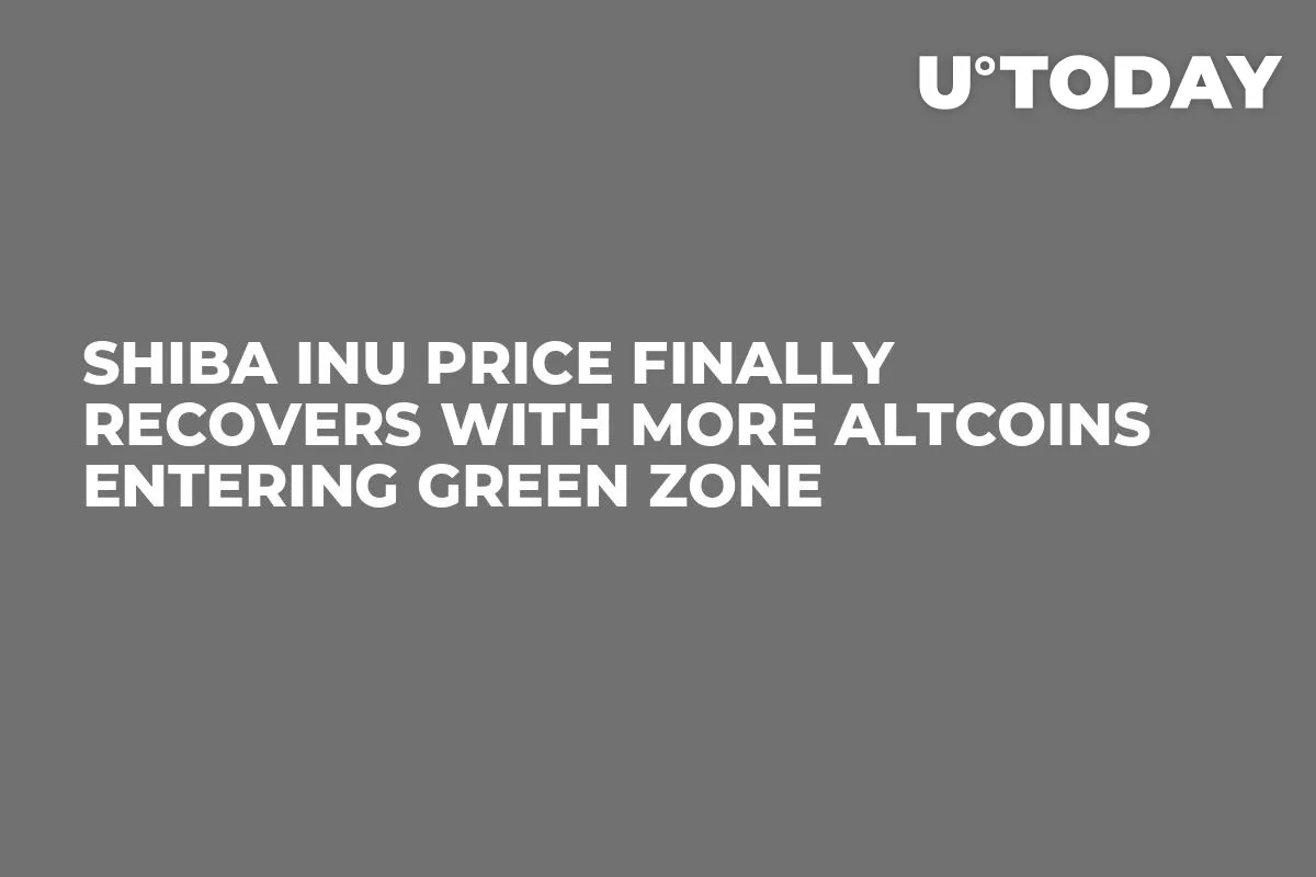 Shiba Inu Price Finally Recovers with More Altcoins Entering Green Zone