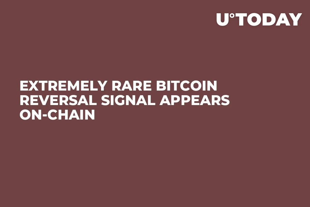 Extremely Rare Bitcoin Reversal Signal Appears On-Chain